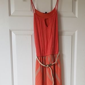 Lily Rose, long dress with belt